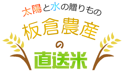 太陽と水の贈り物「板倉農産の直送米」